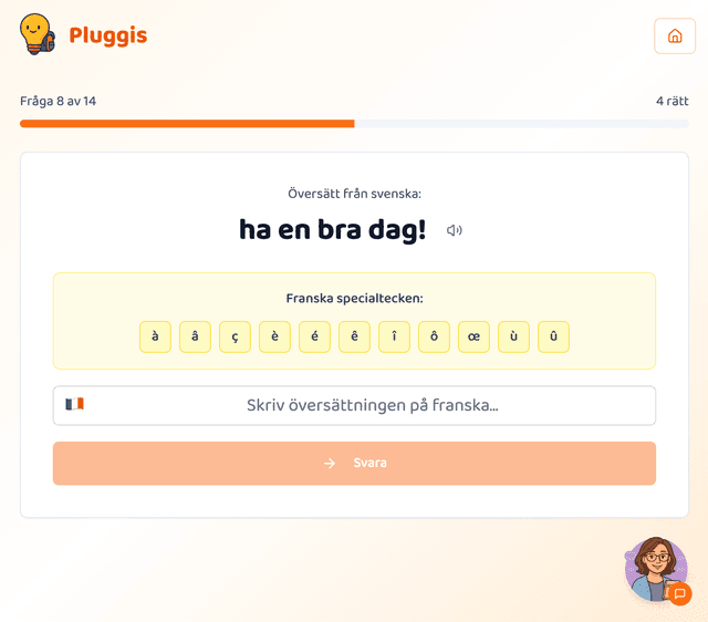 Pluggis - Öva på glosor